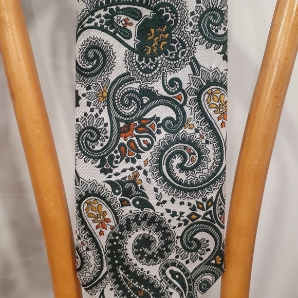 Vintage Thunderbird Paisley Streetwear Hipster Tie - Picture 2 of 9